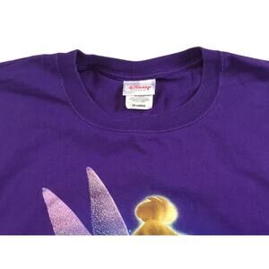 Disney T-Shirt Purple Tinkerbell Believe Magic 2XL Sparkle